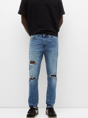 Straight leg jeans Pull&bear blu