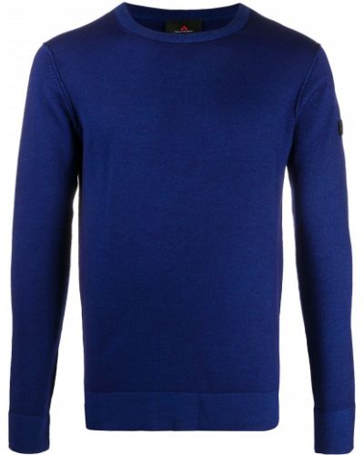 Jersey de tela jersey de cuello redondo Peuterey azul