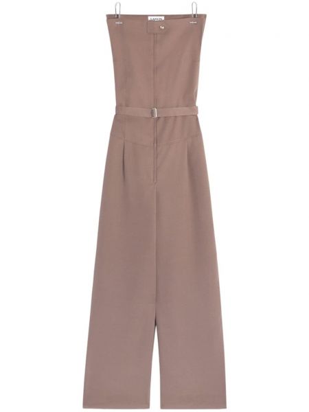 Jumpsuit i et stykke Lanvin brun