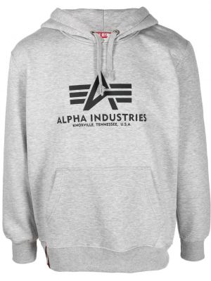 Hettegenser Alpha Industries grå