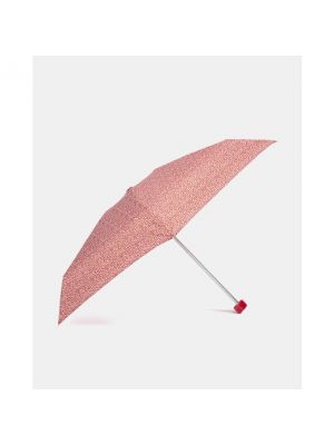Paraguas con estampado animal print Vogue rojo