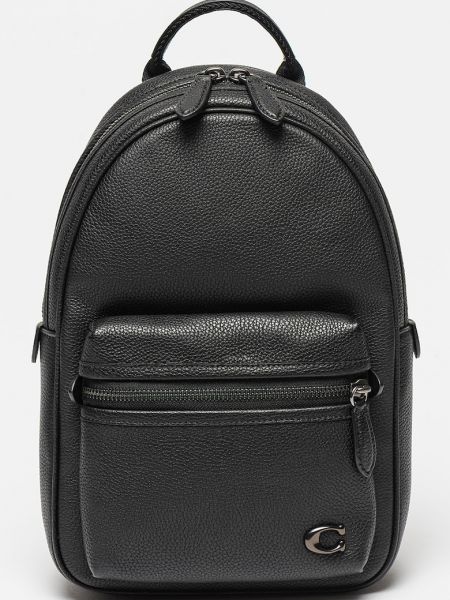 Кожаный рюкзак Coach черный