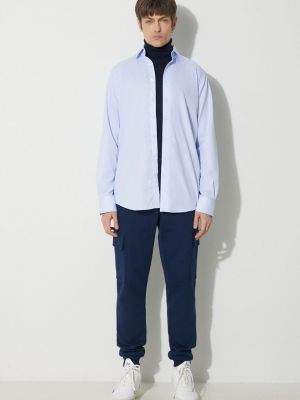 Cargo kalhoty s aplikacemi Adidas Originals modré