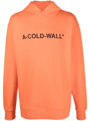 Mikina s kapucí A-cold-wall* oranžová