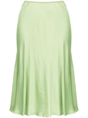 Saténová sukňa N°21 zelená