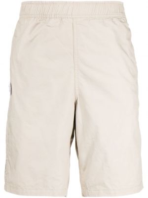 Shorts de sport brodeés en coton Aape By *a Bathing Ape® beige
