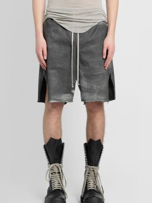 Pantaloncini Rick Owens grigio