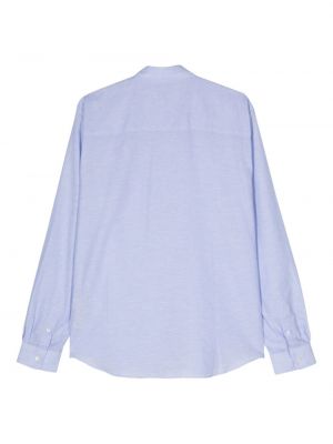 Lininė marškiniai Maison Labiche mėlyna