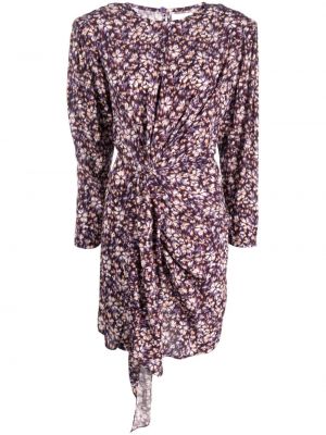 Virágos ruha nyomtatás Marant Etoile lila