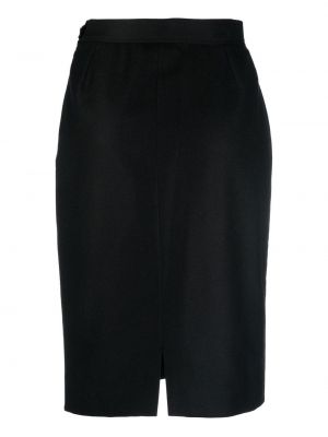 Pouzdrová sukně Yves Saint Laurent Pre-owned černé