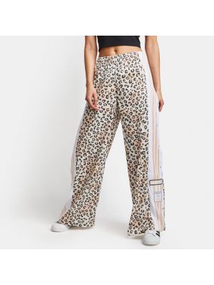 Pantaloni leopardato Adidas Originals bianco