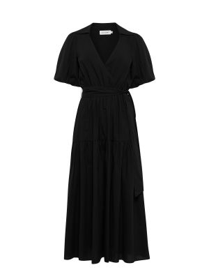 Košeľové šaty Tussah čierna
