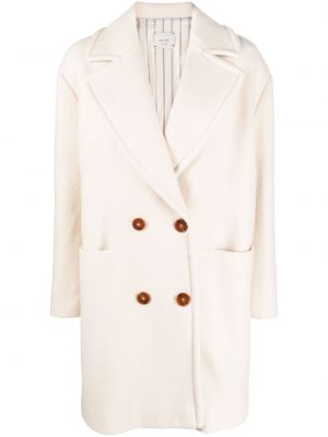 Палто с копчета Alysi бяло