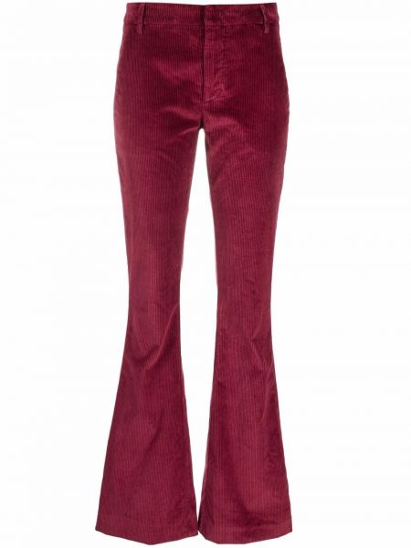 Pantalones bootcut Dondup rojo