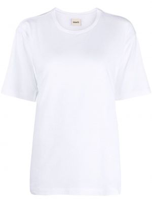 Bavlněné tričko Khaite bílé