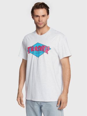 T-shirt Thrasher grigio
