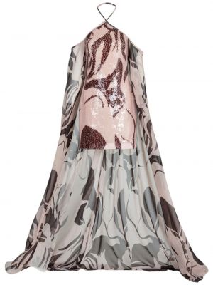 Вечерна рокля с пайети Silvia Tcherassi кафяво