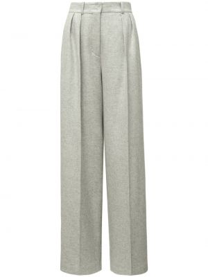 Kašmírové vlněné kalhoty relaxed fit 12 Storeez šedé