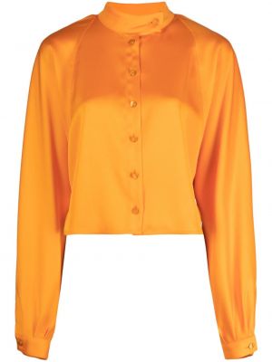 Satenska bluza Genny oranžna