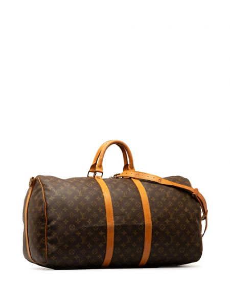 Cestovná taška Louis Vuitton Pre-owned hnedá