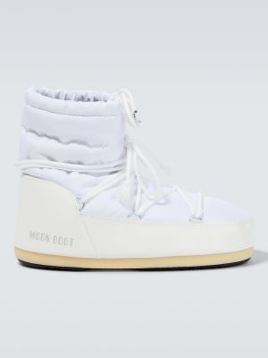Sněžné boty z nylonu Moon Boot bílé