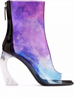 Kotníkové boty Giuseppe Zanotti fialové