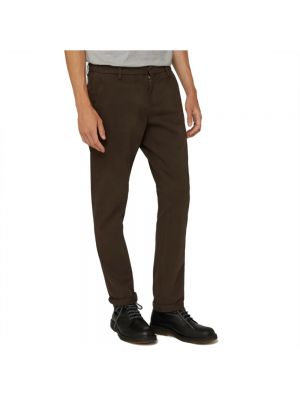 Pantalones chinos slim fit Dondup marrón