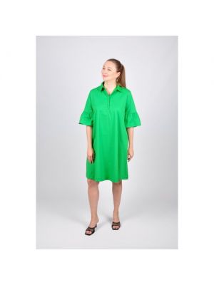 Зеленое хлопковое платье Luisa Viola