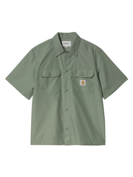 Koszula z krótkim rękawem relaxed fit Carhartt Wip zielona
