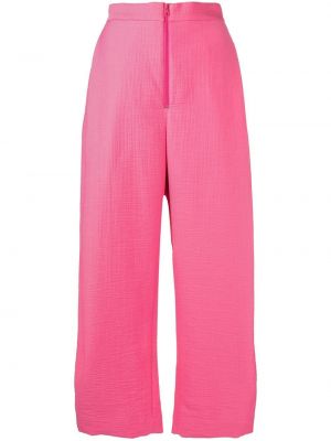 Παντελόνι με ίσιο πόδι Rachel Comey ροζ