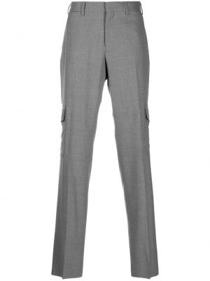 Pantaloni cargo di flanella Lardini grigio