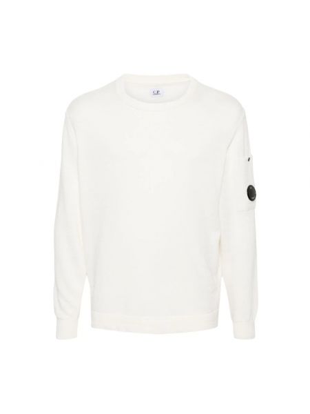 Dzianinowy sweter C.p. Company biały