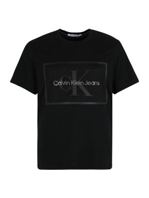 Тениска Calvin Klein Jeans Plus черно