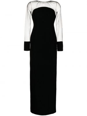 Вечерна рокля от тюл Saiid Kobeisy черно