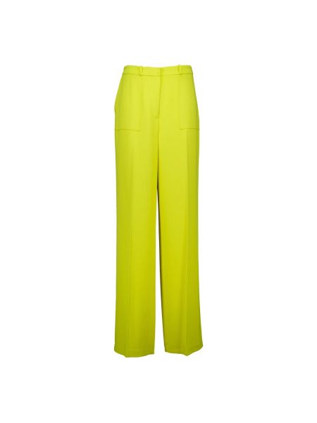 Szerokie spodnie Elisabetta Franchi żółte