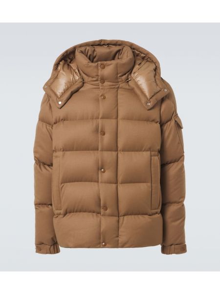 Dunjakke Moncler brun