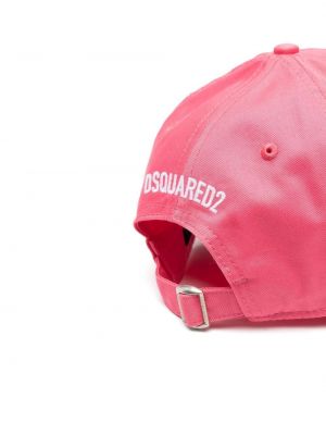 Tikitud nokamüts Dsquared2 roosa