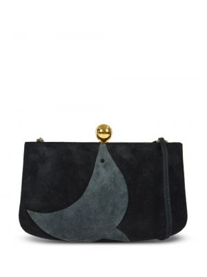 Žametna torbica za čez ramo iz rebrastega žameta Hermès