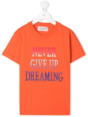 T-shirt för tjejer Alberta Ferretti Kids orange