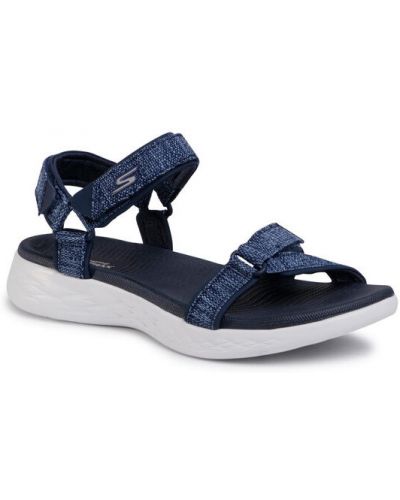 Sandales Skechers bleu