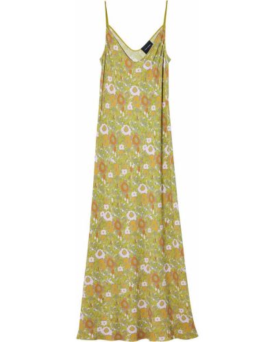 Vestido de flores Marc Jacobs verde