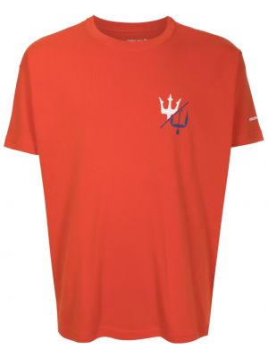Koszulka z nadrukiem Osklen pomarańczowa