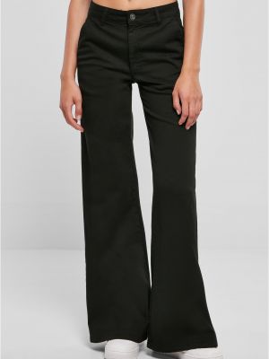 Relaxed широки панталони тип „марлен“ с висока талия Urban Classics черно
