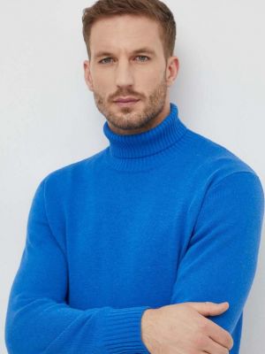 Sweter United Colors Of Benetton niebieski