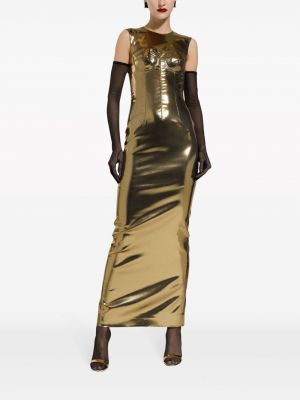 Večerní šaty Dolce & Gabbana zlaté