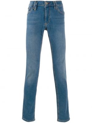 Skinny fit-jeans med passform Philipp Plein blå