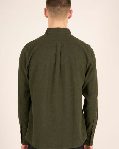 Marškiniai Knowledgecotton Apparel žalia