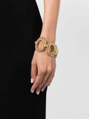 Bransoletka oversize Christian Dior złota