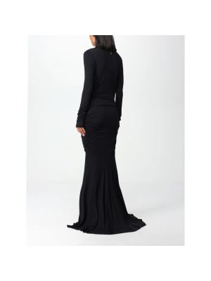 Sukienka długa Blumarine czarna