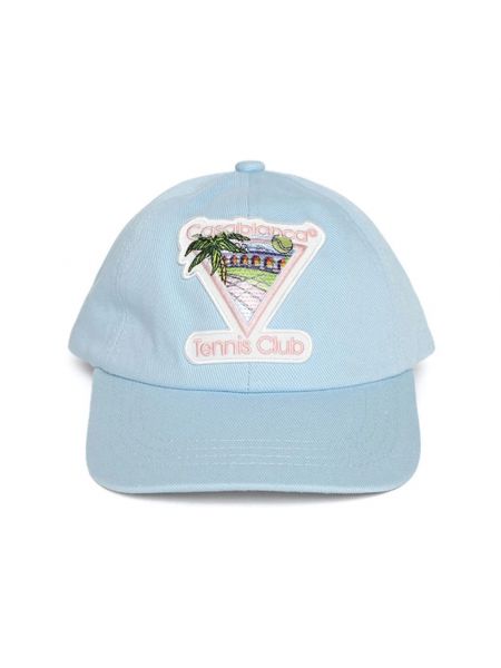 Gorra de algodón Casablanca azul